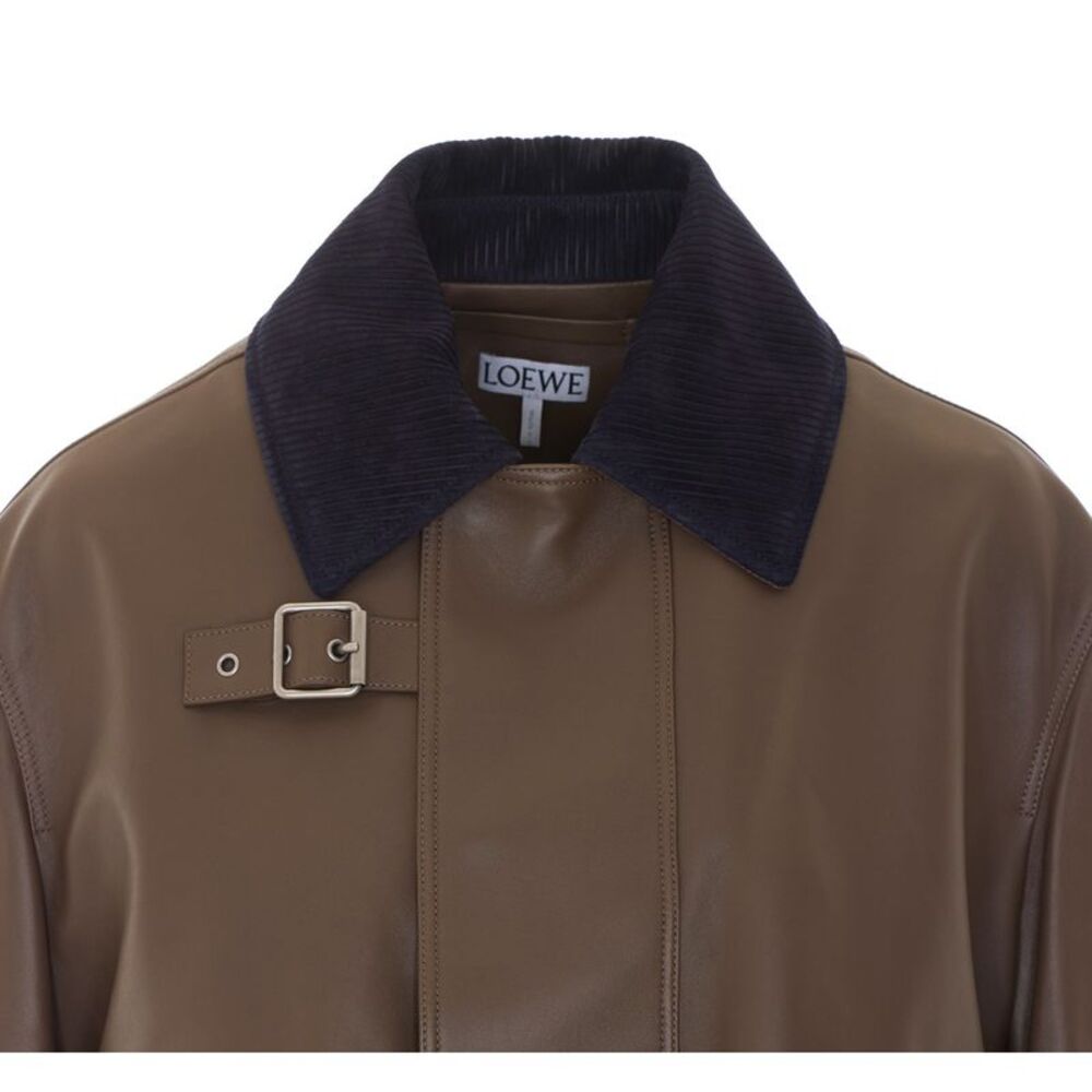 Loewe Women Short Parka In Lamb's Tassel - Picture 4 of 4